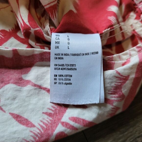 American Eagle Outfitters AEO Seriously Soft Hawaiian Button Up Shirt Large - Picture 7 of 7